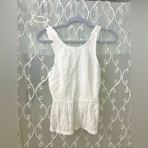 American Eagle Outfitters Women's White Vest Size -Small